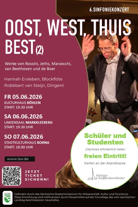 Oost, west, thuis best (2) 6. Anrechtskonzert SZ 2025/2026 - B�hlen - 05.06.2026 19:30