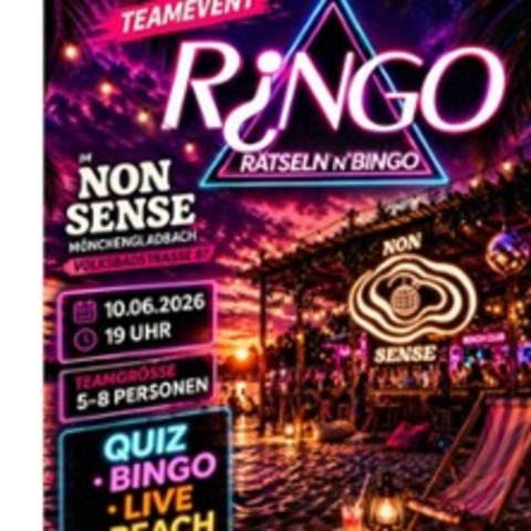 R?NGO - R�tsel'n'Bingo im Nonsens - M�NCHENGLADBACH - 10.06.2026 19:00