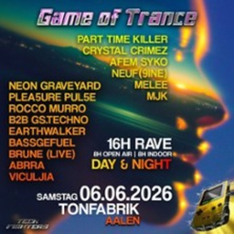 Game of Trance - Open Air | 6.6. Aalen - Aalen - 06.06.2026 14:00