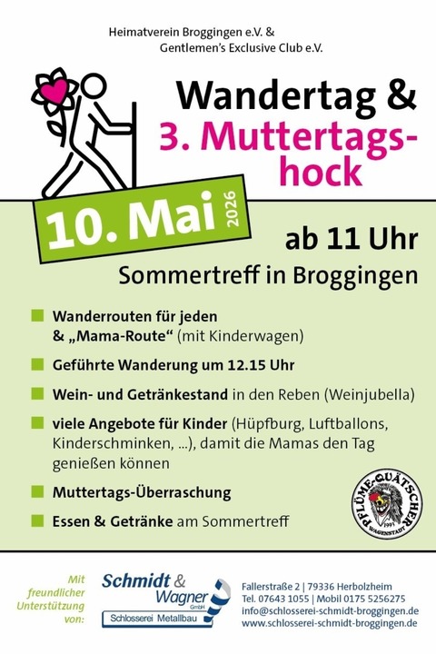 Muttertagshock & Wandertag - Herbolzheim - 10.05.2026 11:00