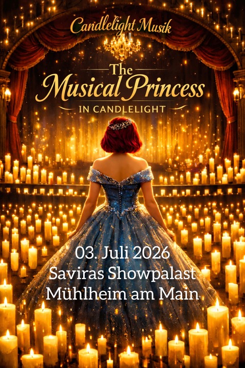 The Musical Princess in Candelight - pr�sentiert von Savira�s Showpalast - M�hlheim am Main - 03.07.2026 20:00