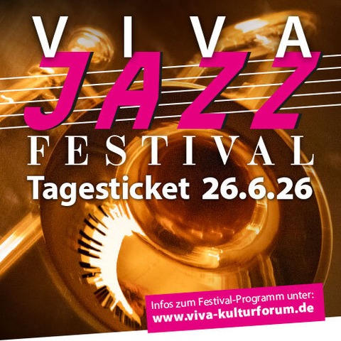 VIVA Jazz Festival Tagesticket 26.6.26 - Musiktheater �Die Jazzpianistin� - VIVA Jazz Festival Tagesticket 26.6.26 - Musiktheater �Die Jazzpianistin� - Zeulenroda-Triebes - 26.06.2026 20:00