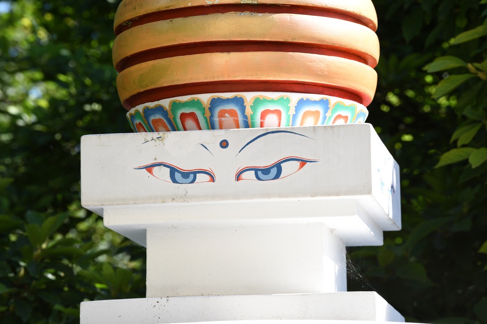Gartencaf� im Tibet Kailash Haus - Freiburg