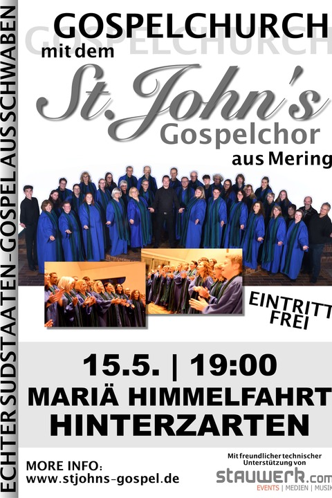 St. John's Gospelchor - Hinterzarten - 15.05.2026 19:00