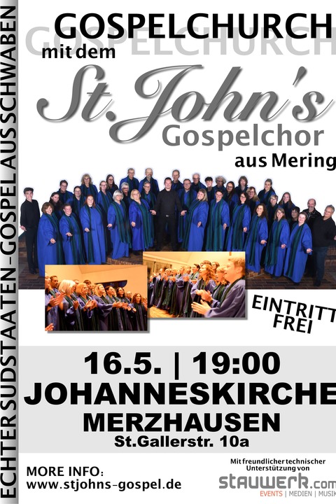 St. John's Gospelchor - Merzhausen - 16.05.2026 19:00