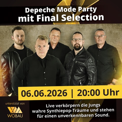 Depeche Mode Party mit Final Selection | Magdeburg | machwerk - Magdeburg - 06.06.2026 20:00