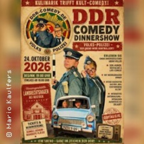 DDR-Comedy-Dinnershow - LAMBRECHTSHAGEN - 24.10.2026 19:00