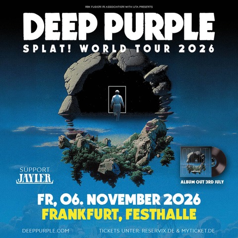 DEEP PURPLE - SPLAT! World Tour 2026 - Frankfurt am Main - 06.11.2026 19:30