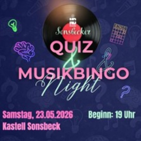 Sonsbecker Quiz- und Musikbingo Night - SONSBECK - 23.05.2026 19:00