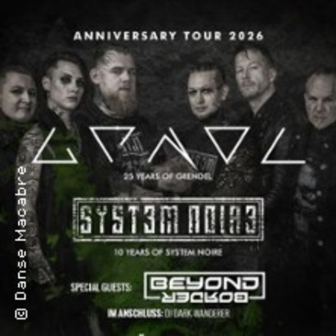 Grendel + System Noire | Special Guest: Beyond Border - N�RNBERG - 09.10.2026 21:00
