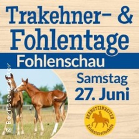Fohlenschau der Ostsee-Trakehner - RIBNITZ-DAMGARTEN OT HIRSCHBURG - 27.06.2026 14:00
