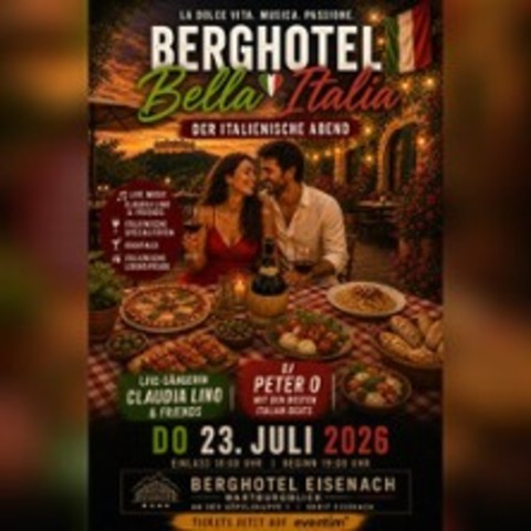 Berghotel Bella Italia - EISENACH - 23.07.2026 19:00