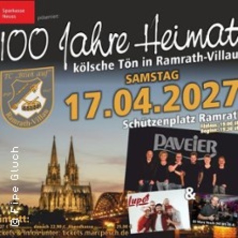 100 Jahre Heimat - K�lsche T�n in Ramrath-Villau - ROMMERSKIRCHEN-RAMRATH - 17.04.2027 19:30