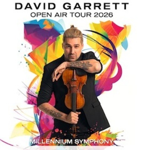 David Garrett mit Band - Millennium Symphony Open Air Tour 2026 - Bad Nauheim - 16.07.2026 20:00