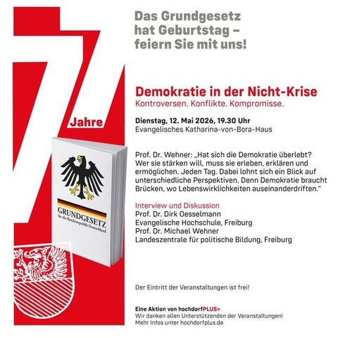 Demokratie in der Nicht-Krise - Freiburg - 12.05.2026 19:30