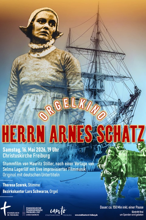 Orgelkino: Herrn Arnes Schatz (1919) - Stummfilmklassiker mit Live-Soundtrack - Freiburg - 16.05.2026 19:00