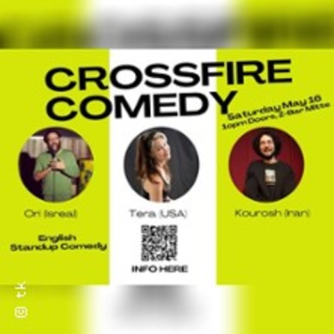 Crossfire Comedy (English) 3 Acts - BERLIN - 19.06.2026 21:00