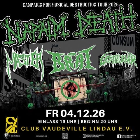 Campaign for Musical Destruction 2026 Part II - Campaign for Musical Destruction 2026 Part II - Lindau (Bodensee) - 04.12.2026 19:00