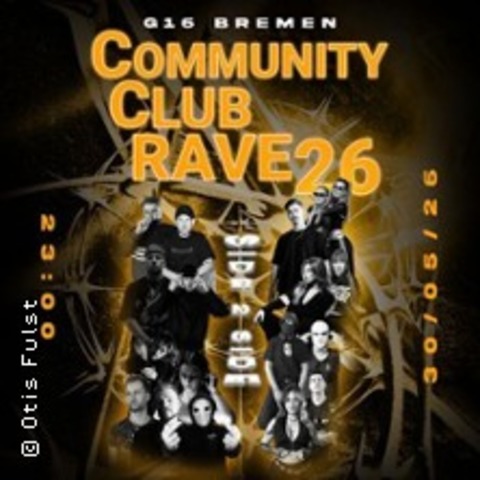 Community Club Rave - BREMEN - 30.05.2026 22:00
