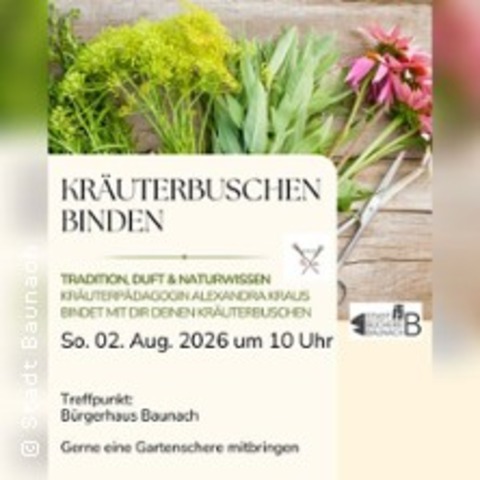 Kr�uterbuschen binden - Baunach - 02.08.2026 10:00