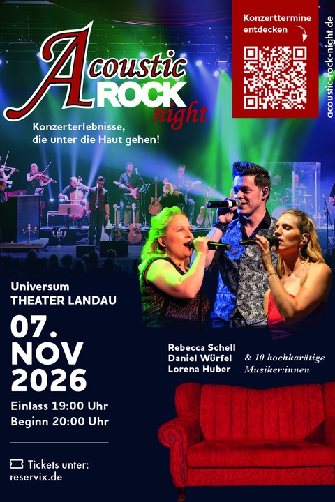 KONZERT - Acoustic Rock Night - Landau in der Pfalz - 07.11.2026 20:00
