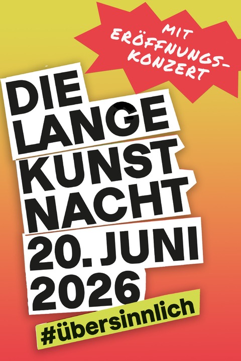 Die Lange Kunstnacht #�bersinnlich - MIT Er�ffnungskonzert - Augsburg - 20.06.2026 18:00