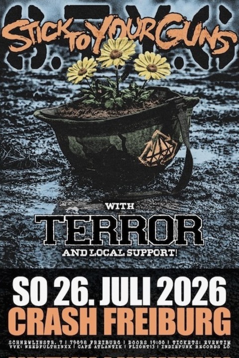 STICK TO YOUR GUNS - Co-Headliner: TERROR - Freiburg - 26.07.2026 20:00