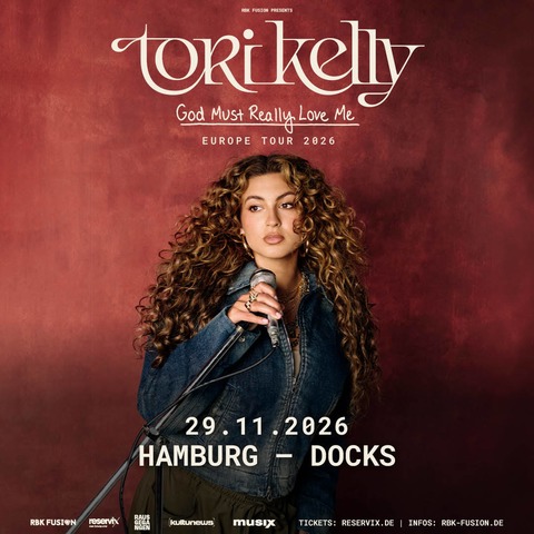 Tori Kelly VIP SOUNDCHECK PARTY PACKAGE - God Must Really Love Me Europe Tour - Hamburg - 29.11.2026 20:00