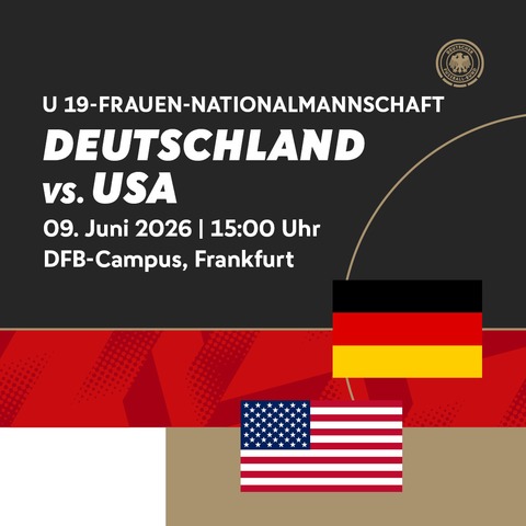 Deutschland - USA - Frankfurt am Main - 09.06.2026 15:00