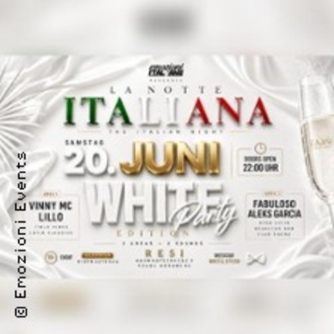 Italian White Edition - Italienische Nacht - N�RNBERG - 20.06.2026 22:00