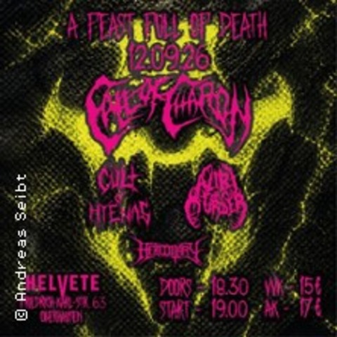 A Feast full of Death - Vier Bands, ein Thema: Death Metal Vollgas - OBERHAUSEN - 12.09.2026 18:30