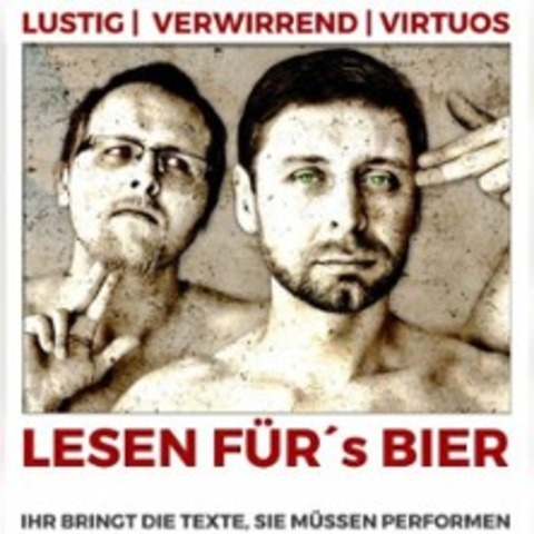 Lesen f�r�s Bier - Jurisch vs Turra - DRESDEN - 17.06.2026 20:00