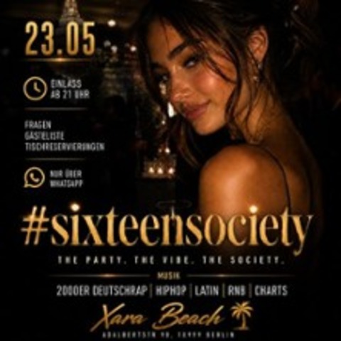 #SixteenSociety ab 16 Jahre KDK Party - BERLIN - 23.05.2026 21:00