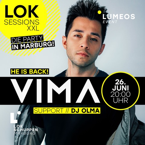 LOK SESSION XXL - DIE PARTY IN MARBURG - MIT VIMA - Marburg - 26.06.2026 20:00