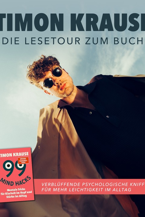 99 Mind Hacks - Lesetour Sommer 2026 - D�sseldorf - 29.09.2026 20:15