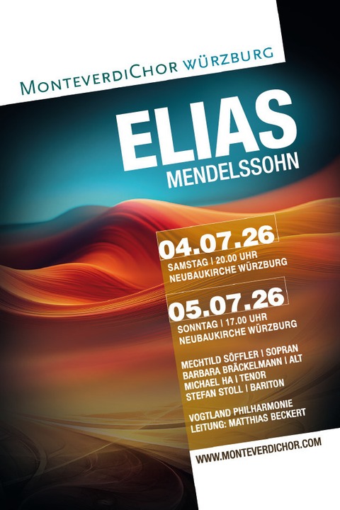 W�rzburger Chorsinfonik - F. Mendelssohn: Elias - W�rzburg - 05.07.2026 17:00
