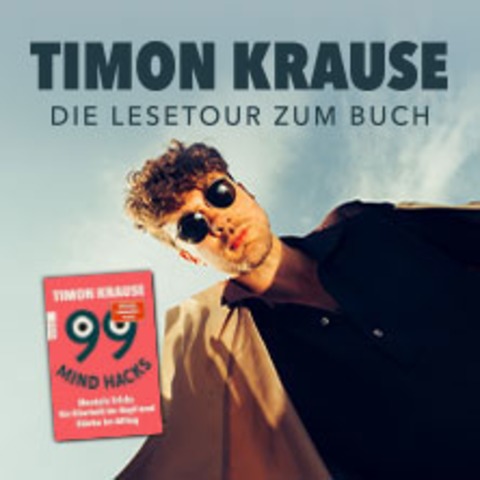 Timon Krause 2026 - Die Lesetour - 99 Mind Hacks - BERLIN - 28.09.2026 19:30