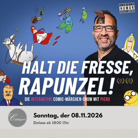 PIERO - „Halt die Fresse, Rapunzel!“ - Flensburg - 08.11.2026 19:00