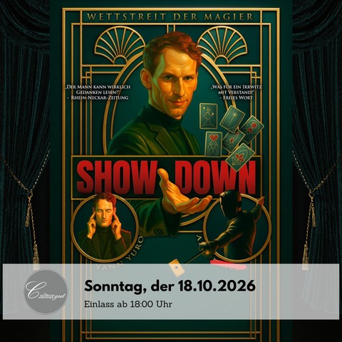 YANN YURO - SHOW DOWN - Wettstreit der Magier - Flensburg - 18.10.2026 19:00