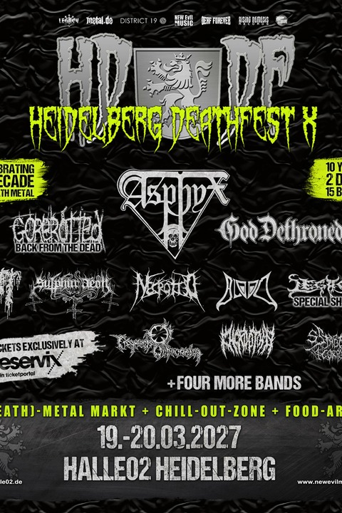 HDDF X - Tagesticket Samstag - Heidelberg - 20.03.2027 14:30