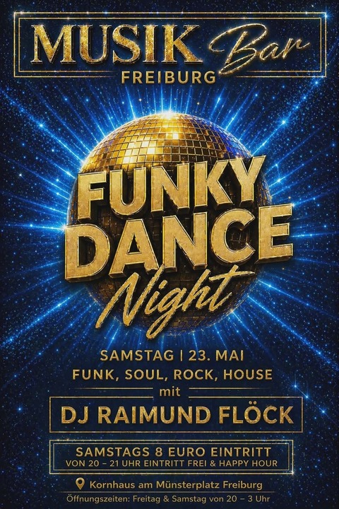 FUNKY DANCE NIGHT - Freiburg - 23.05.2026 20:00