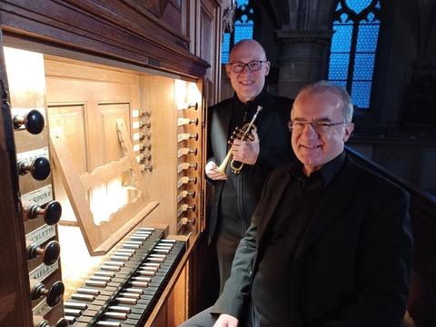 Adventskonzert mit Thomas Strau� (Orgel) und Bernhard M�nchbach (Trompete) an den beiden Orgeln der Stadtkirche - B�hl - 29.11.2026 17:00