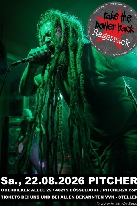 RAGE AGAINST THE MACHINE by RAGETRACK - D�sseldorf - 22.08.2026 19:00