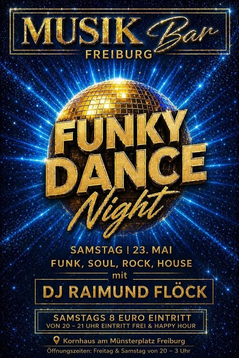 Funky Dance Night - Freiburg - 23.05.2026 20:00