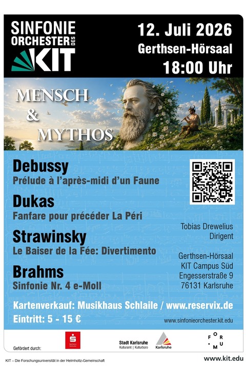 Mensch und Mythos - Sinfonieorchester des KIT - Karlsruhe - 12.07.2026 18:00