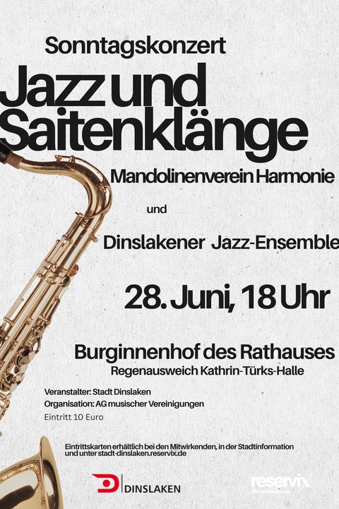 Jazz und Saitenkl�nge - Dinslaken - 28.06.2026 18:00