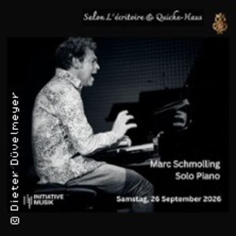 Marc Schmolling - Solo Piano - BERLIN - 26.09.2026 20:00