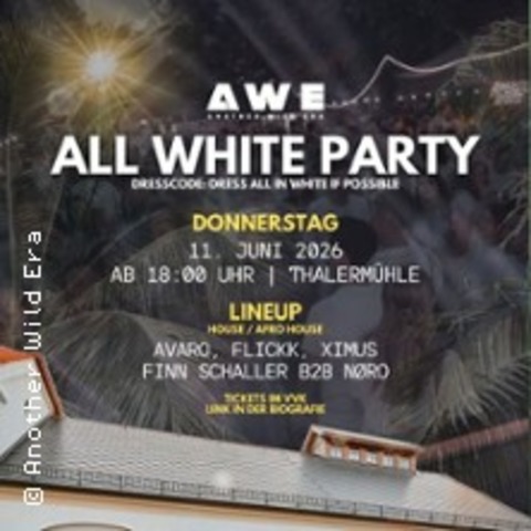 All White Party & Another Wild Era - ERLANGEN - 11.06.2026 18:00