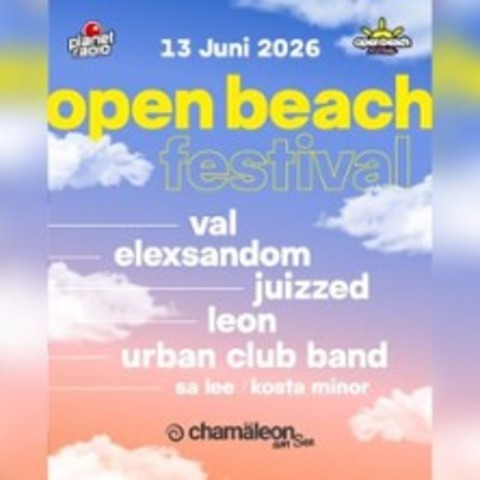 Open Beach Festival Raunheimer Waldsee - Sommer. Musik. See. Emotionen - RAUNHEIM - 13.06.2026 18:00