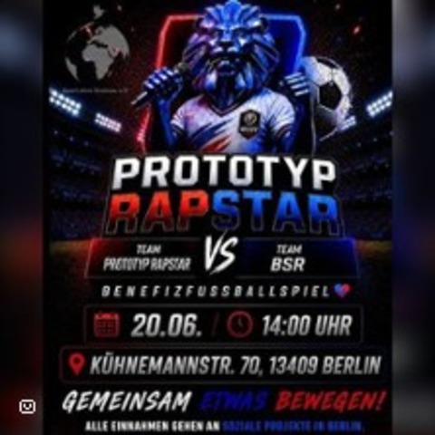 Benefiz Fu�ballspiel - BERLIN - 20.06.2026 14:00